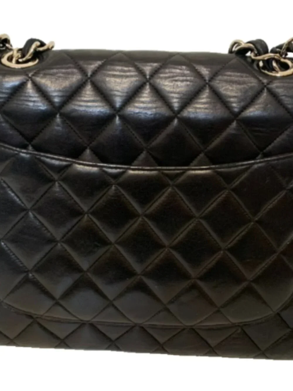 Chanel Black Sac Class Rabat Noir 94305 Shoulder Bag